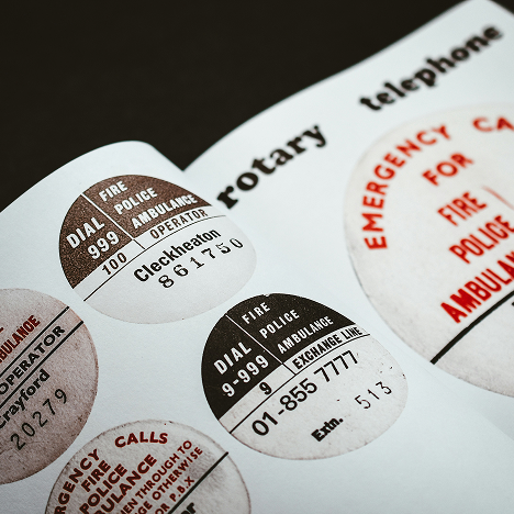 Roll of circular labels